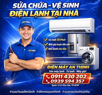 Sửa Máy Lạnh Phường Thới An TP.HCM – Thợ Giỏi Đến Nhanh 30 Phút | Điện Máy An Thịnh