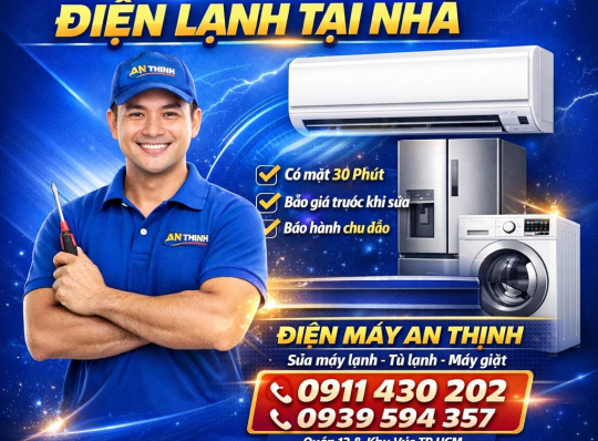 Sửa Máy Lạnh Phường Thới An TP.HCM – Thợ Giỏi Đến Nhanh 30 Phút | Điện Máy An Thịnh