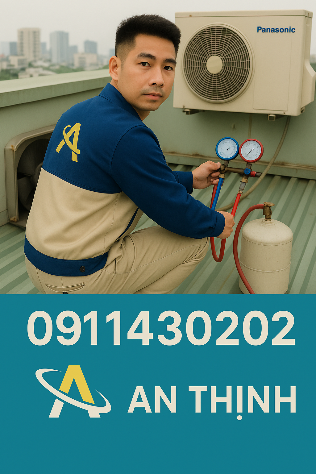 Nạp Gas Máy Lạnh quận 12 Tại Nhà Điện Máy An Thịnh