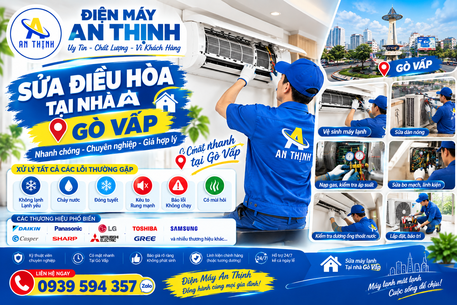 Sửa Điều Hòa Tại Nhà Gò Vấp