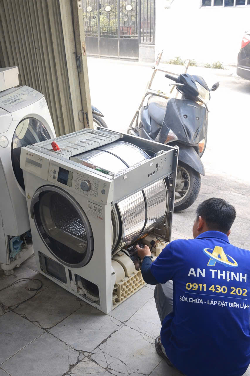 Sửa máy sấy quần áo tại nhà
