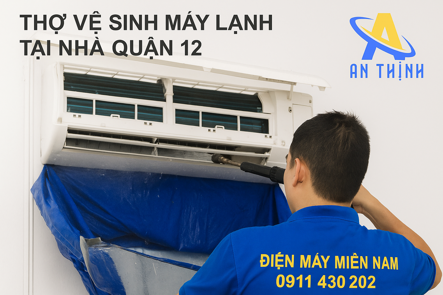 Thợ vệ sinh máy lạnh tại nhà Quận 12