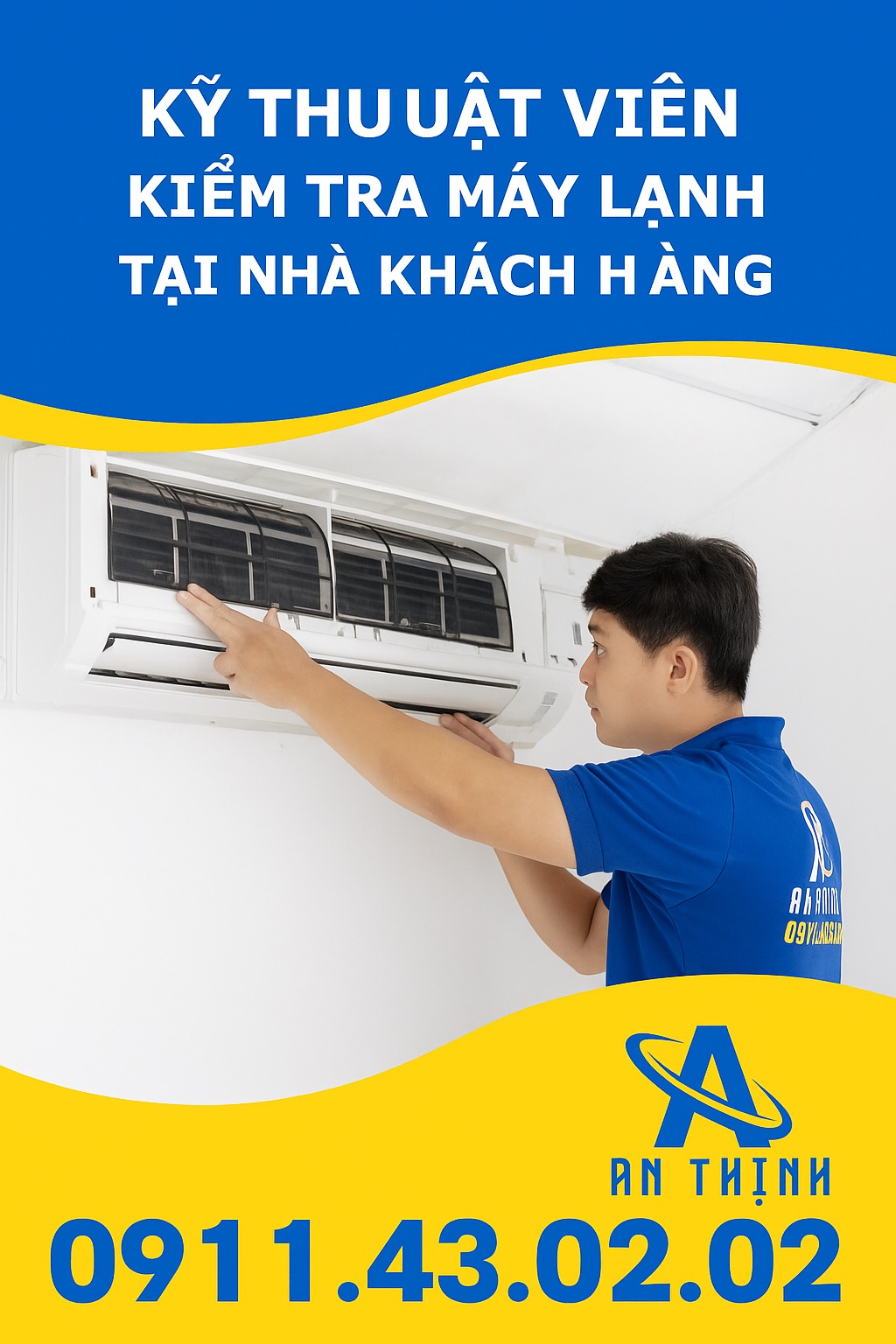 dịch vụ sửa máy lạnh Điện Máy An Thịnh