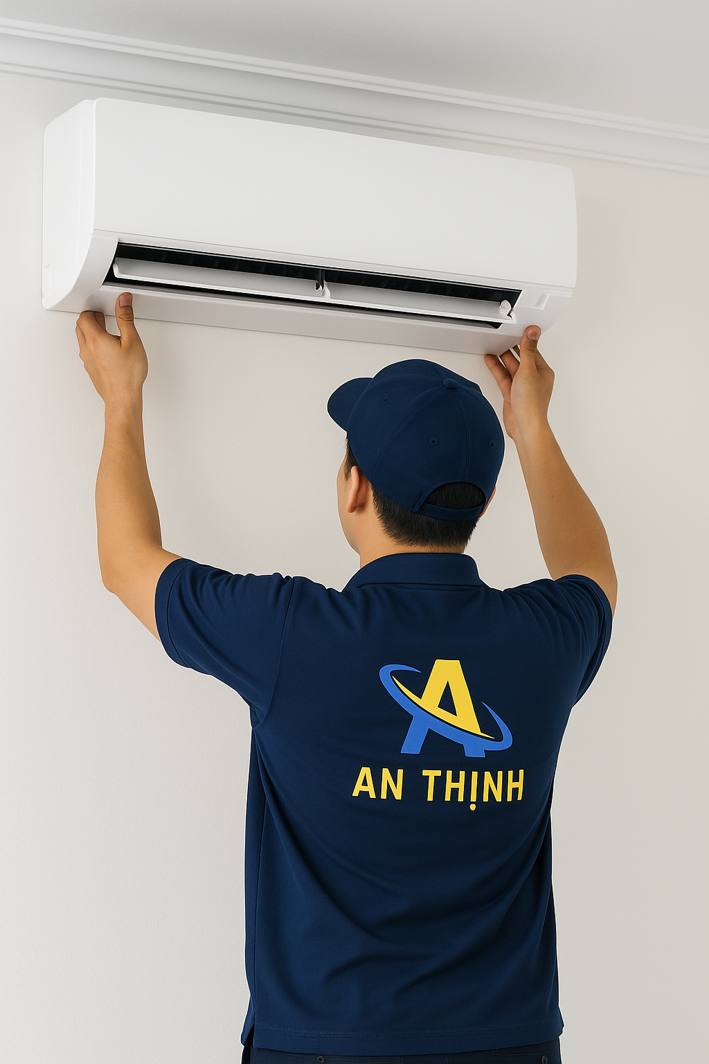 lắp máy lạnh mới thay cho máy cũ